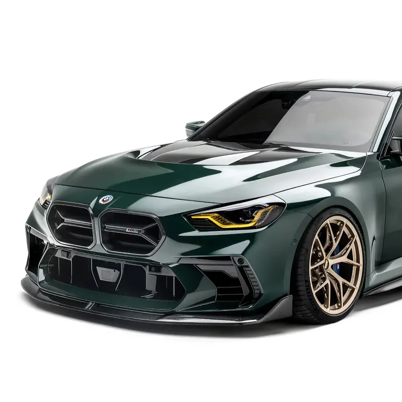 Adro - Carbon Fiber Front Lip V2 For Adro Bumper - Bmw G87 M2 1