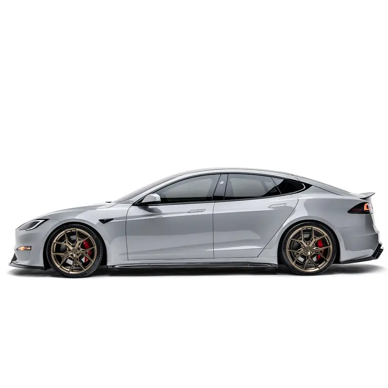 Adro - Carbon Fiber Side Skirts - Tesla Model S 1