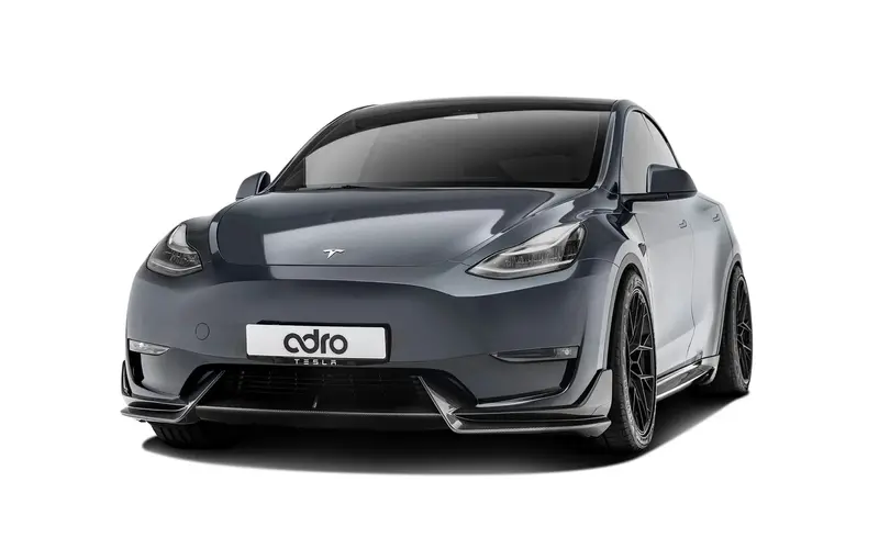 Adro - Premium Prepreg Carbon Fiber Front Lip - Tesla Model Y 1