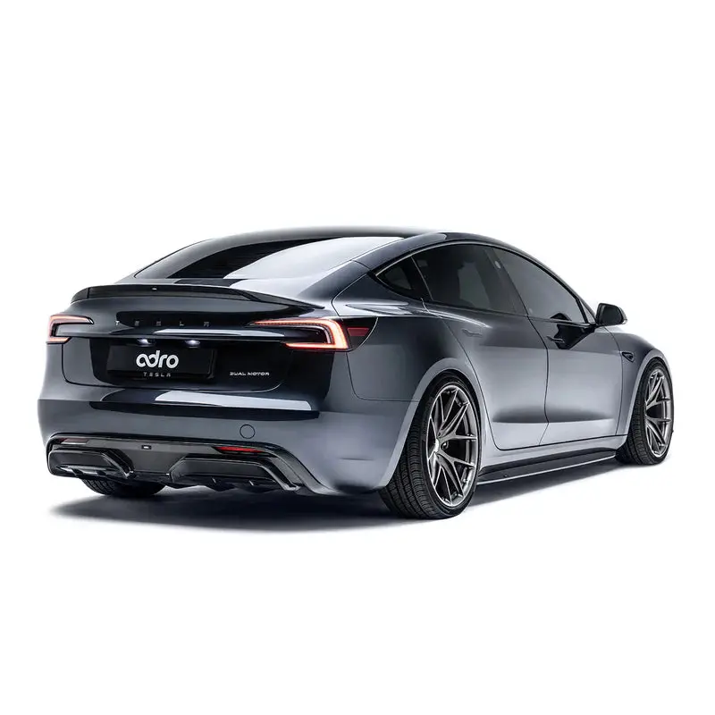 Adro - Premium Prepreg Carbon Fiber Rear Diffuser - Tesla Model 3 Highland 1