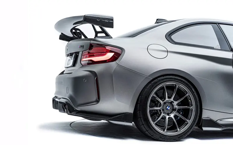 Adro - Premium Prepreg Carbon Fiber Swan Neck Wing - Bmw F87 M2 Competition 1