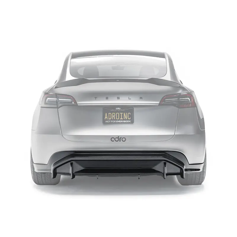 Adro - Premium Prepreg V2 Carbon Fiber Rear Diffuser - Tesla Model Y 1