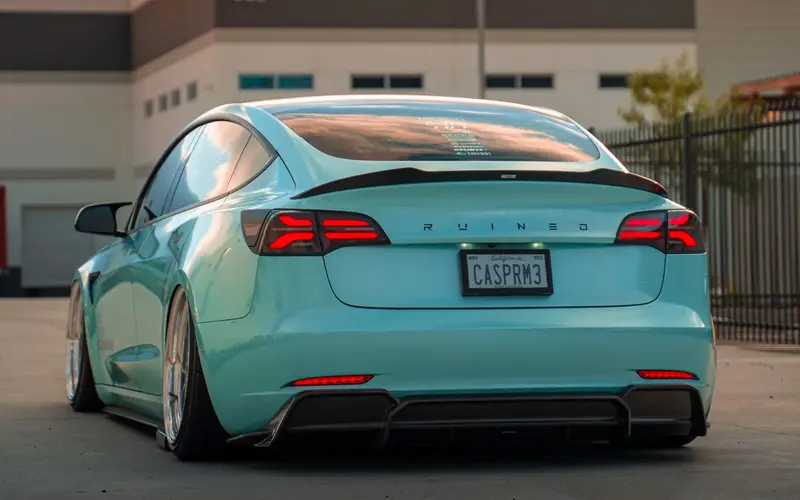 Adro - Premium Prepreg V2 Carbon Fiber Rear Spoiler - Tesla Model 3 1