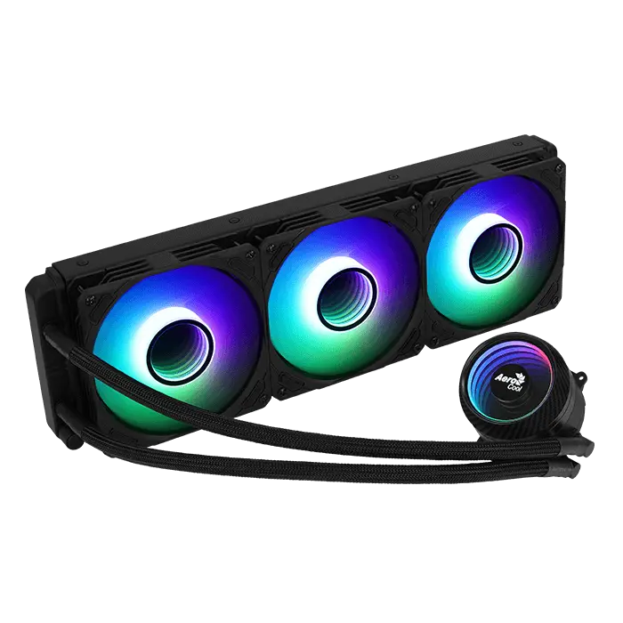 Aerocool Mirage L360 360Mm Argb Cpu Liquid Cooler - Black 1