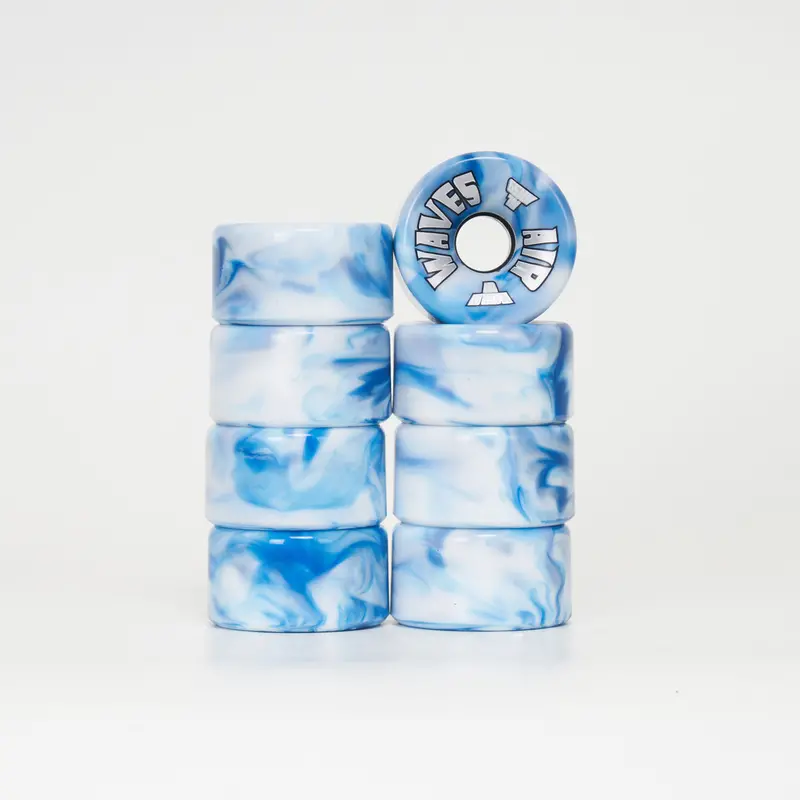 Airwaves 65Mm/78A Wheels - Blue/White Marble 1