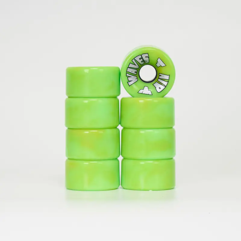 Airwaves 65Mm/78A Wheels - Green/Yellow Marble 1