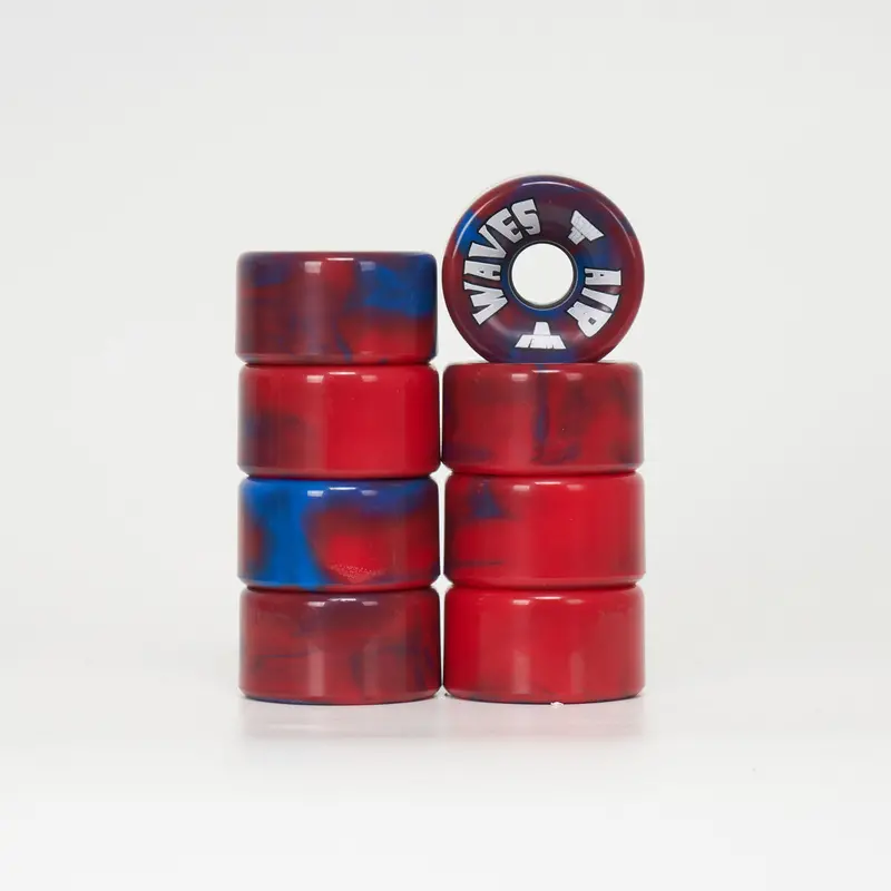 Airwaves 65Mm/78A Wheels - Red/Blue Marble 1