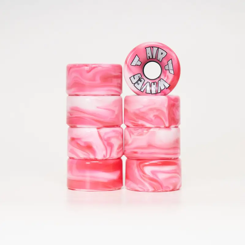 Airwaves 65Mm/78A Wheels - Red/White Marble 1