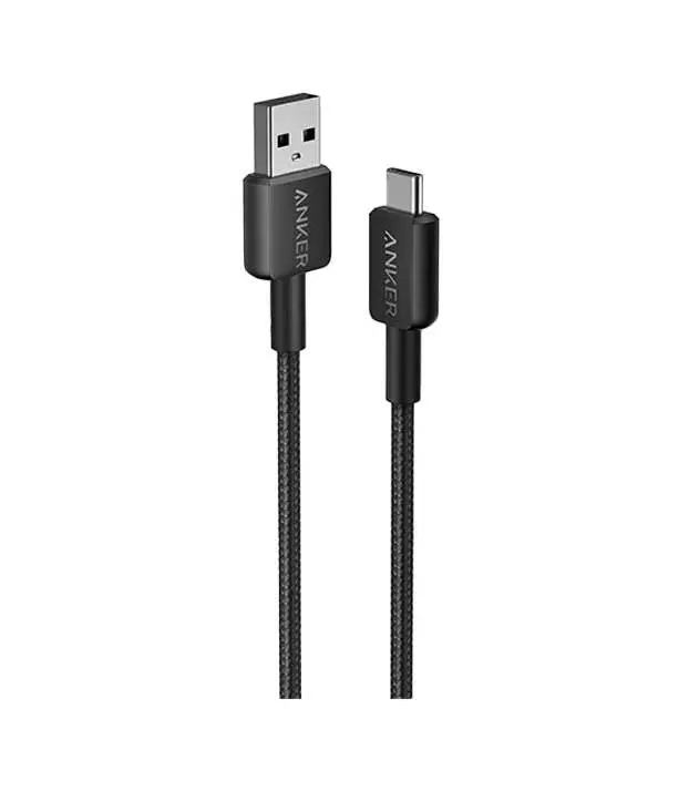 Anker 322 Usb-A To Usb-C Cable Braided (1.8M/6Ft) -Black A81h6h11 1