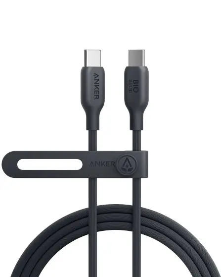 Anker 544 Usb-C To Usb-C Cable 140W (Bio-Based) (1.8M/6Ft) -Black A80f2h11 1
