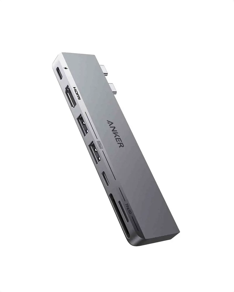 Anker 547 Usb-C Hub (7-In-2, For Macbook) -Silver A8354ha1 1