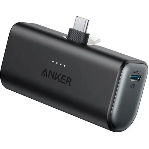 Anker Nano Power Bank (22.5W, Built-In Usb-C Connector) 5000Mah - Black A1653h11 1