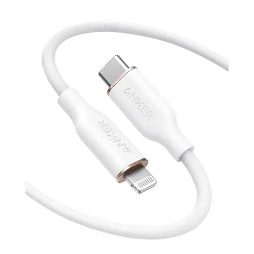 Anker Powerline Iii Flow Usbc To Lightning (0.9M/3Ft) - White A8662h21 1