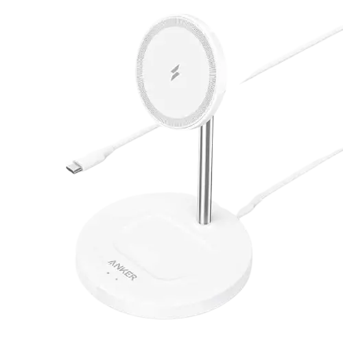 Anker Powerwave Magnetic 2-In-1 Stand Lite - White A2543h21 1