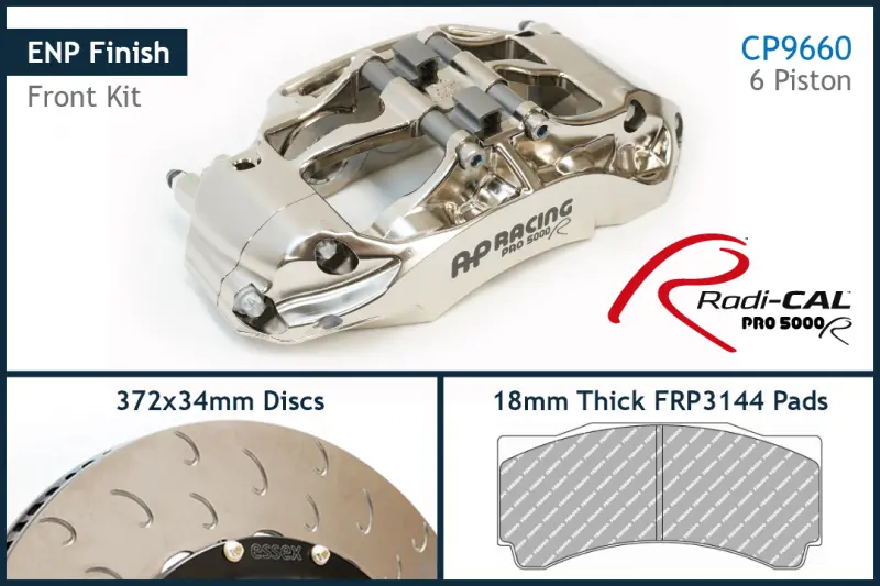 Ap Racing -  Radi-Cal Cp9660/372Mm Enp Competition Front Brake Kit - Tesla Model 3/Model Y 1