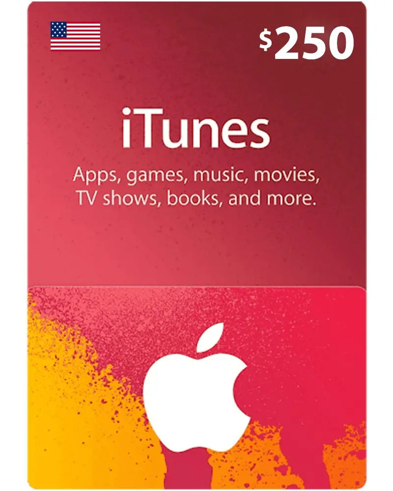 Apple Itunes Gift Card 250$ - Usa 1