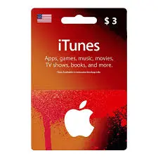 Apple Itunes Gift Card 3$ - Usa (Send By Sms) 1
