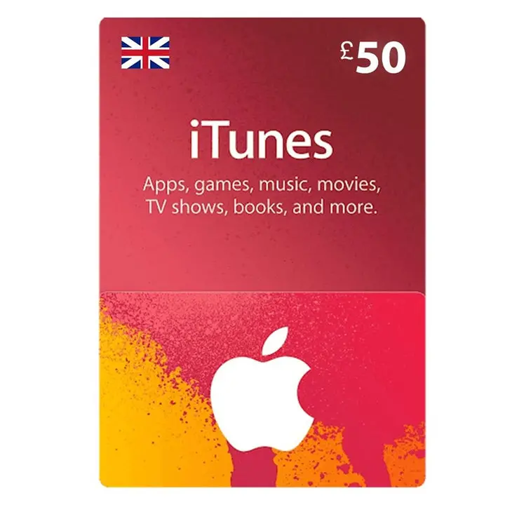 Apple Itunes Gift Card £50 - Uk (Sms Delivery) 1