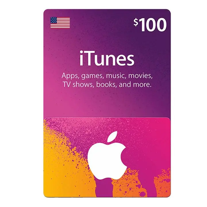 Apple Itunes Gift Card Online - 100$ Us (Sms Delivery) 1