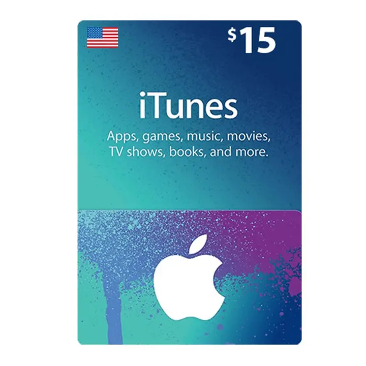 Apple Itunes Gift Card Online - 15$ Us (Sms Delivery) 1