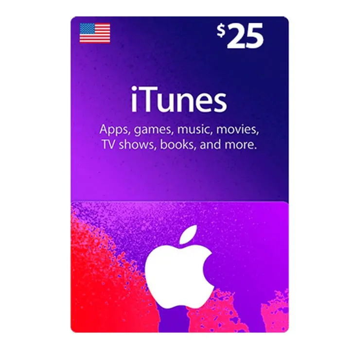Apple Itunes Gift Card Online - 25$ Us (Sms Delivery) 1