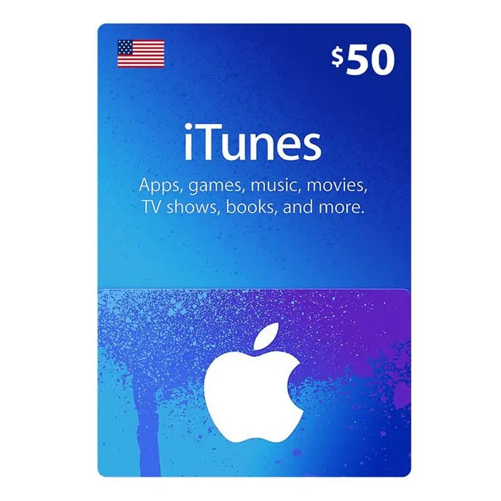Apple Itunes Gift Card Online - 50$ Us (Sms Delivery) 1