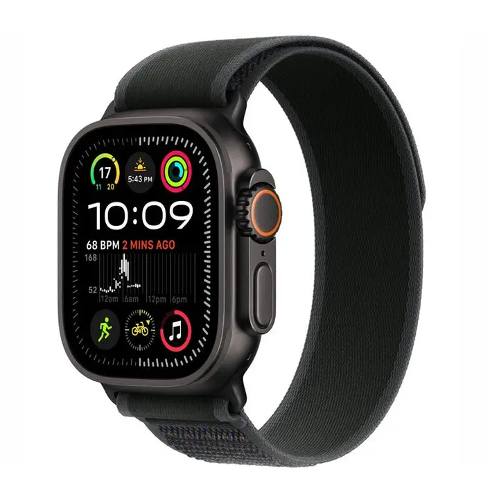 Apple Watch Ultra 2, 49Mm (Gps+Cellular), Black Titanium Case, Black Trail Loop - Medium/Large 1