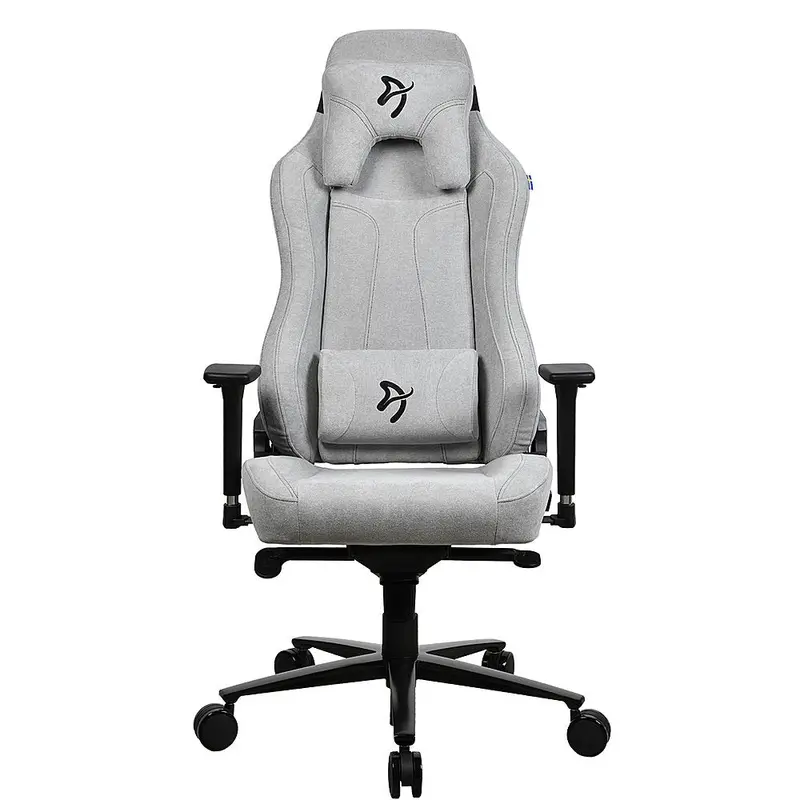 Arozzi Vernazza Soft Fabric Chair - Light Grey ( Installation Not Included ) 1
