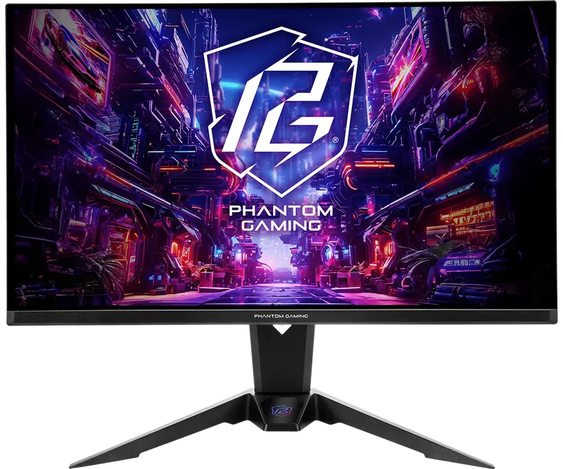Asrock Pgo27qfv 27" Qhd (2560 X 1440), 360Hz Refresh Rate, 0.03Ms Response Time, Hdmi 2.1, Amd Freesync Premium Pro Flat Gaming Monitor - Black 1
