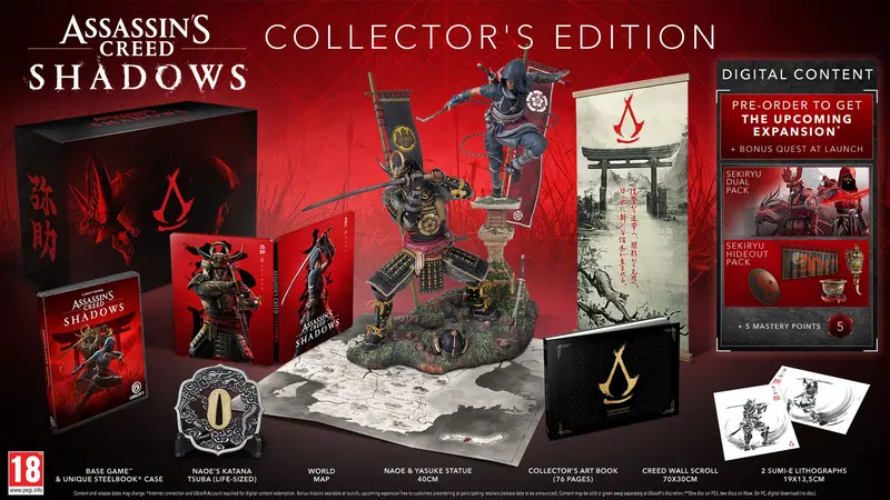 Assassins Creed Shadows Collector’S Edition (Ps5) R2 1