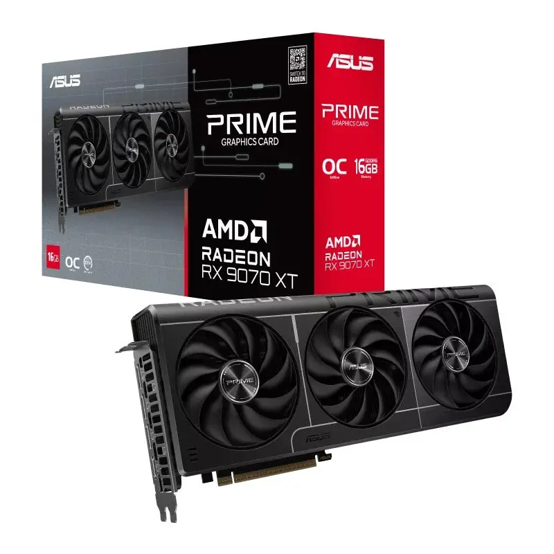 Asus Amd Radeon Rx 9070 Xt 16Gb Oc Prime Graphics Card 1