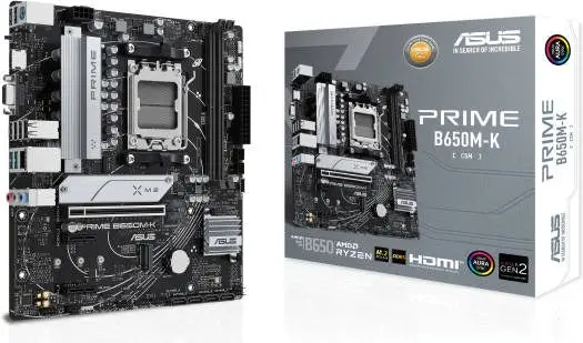 Asus Prime B650m-K Am5 Micro-Atx Motherboard 1