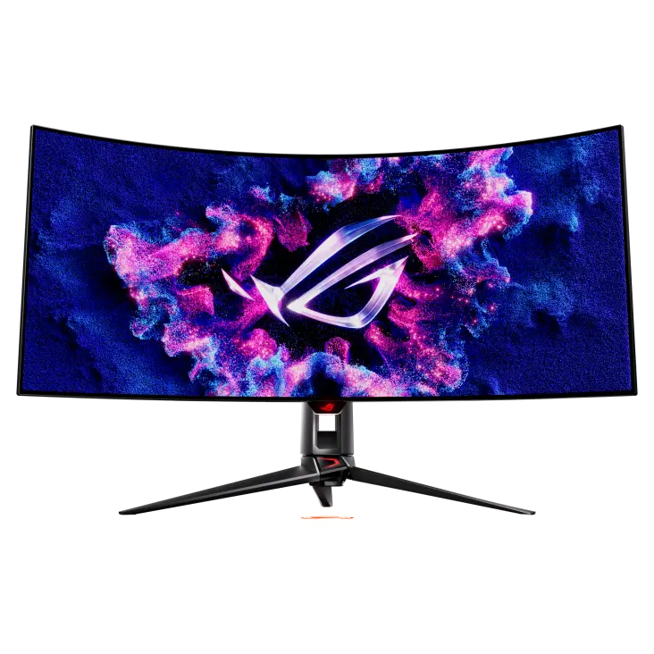Asus Rog Swift Oled Pg39wcdm, 39" ,Ultrawide 3440 X 1440, 240Hz Refresh Rate, 0.03Ms Response Time,  G-Sync Curved Gaming Monitor 1
