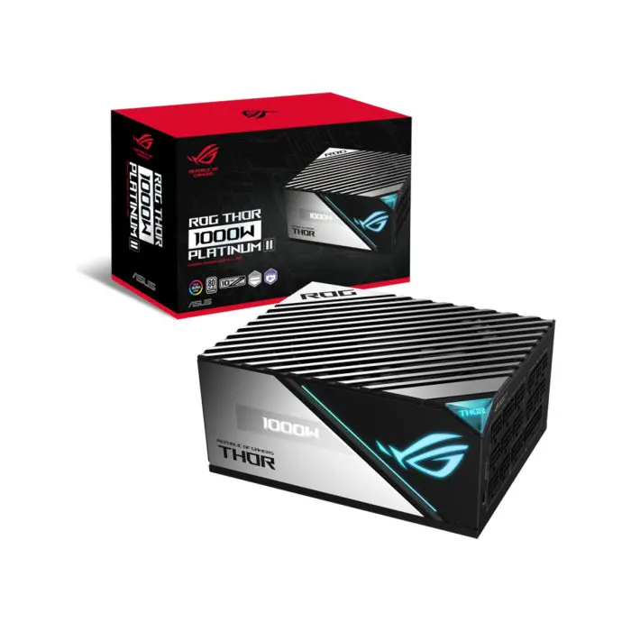 Asus Rog Thor 1000W 80 Plus Platinum Ii Gaming Power Supply - Black 1