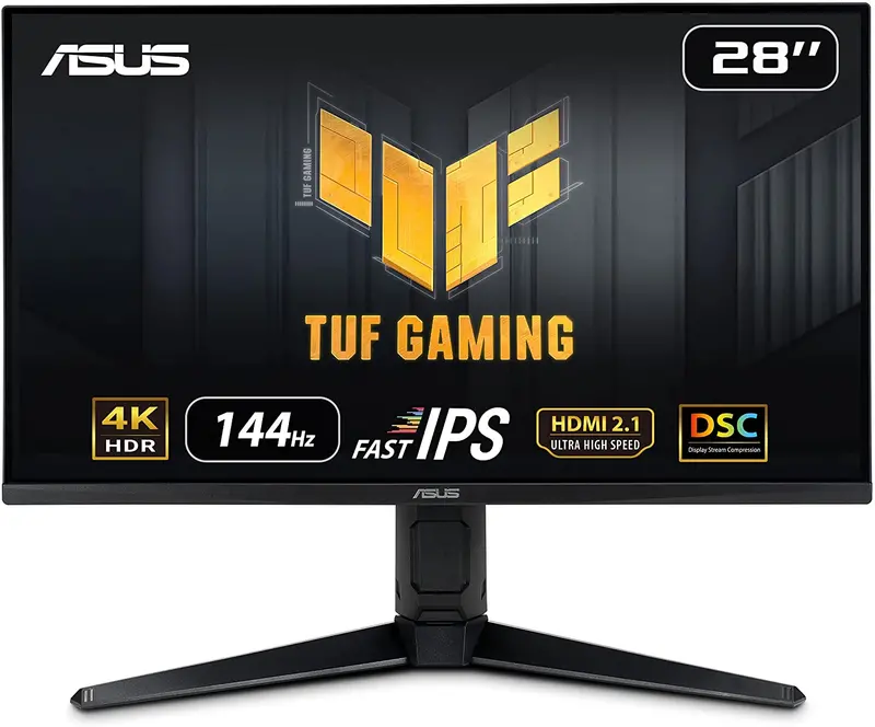 Asus Tuf 28",4K, Hdmi 2.1, 144Hz, 1Ms,Flat Gaming Monitor-Vg28uql1a 1