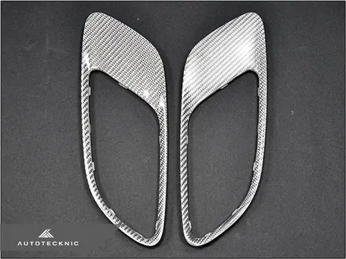 Autotecknic - Silver Fiber Hood Vents - Bmw E9x M3 1
