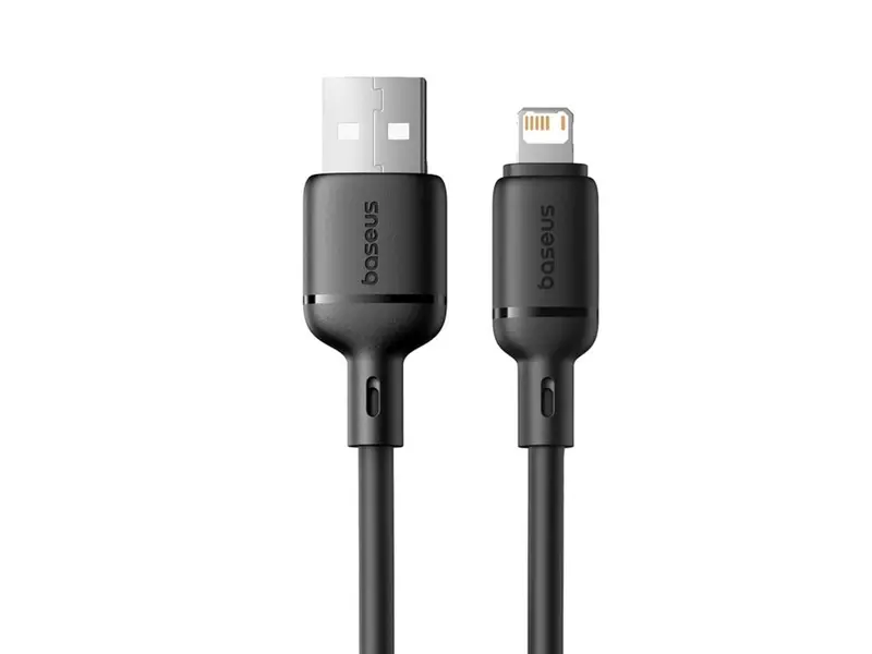 Baseus Silky Fast Charging Cable Usb-A To Ip 2M - Cluster Black 1