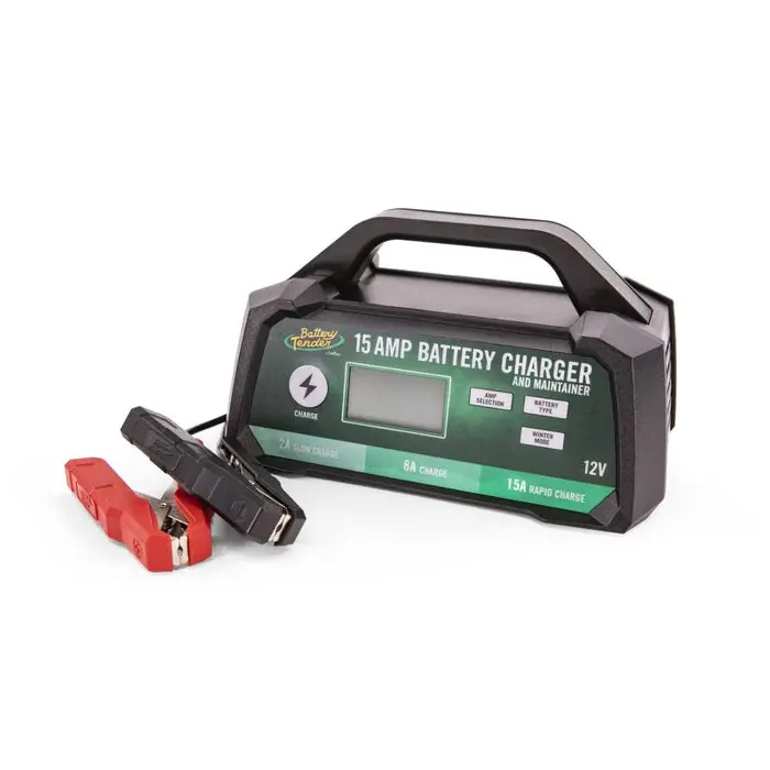 Battery Tender - 15 Amp/8 Amp/2 Amp Power Tender® Selectable Chemistry 12V Battery Charger 1