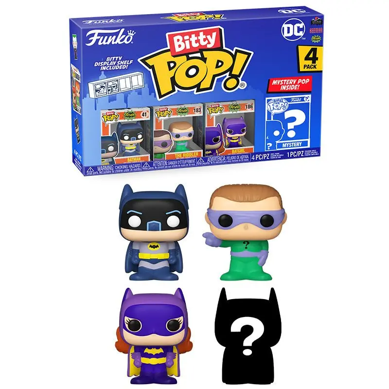 Bitty Pop! Heroes: Dc - Batman Adam West 4Pk 1