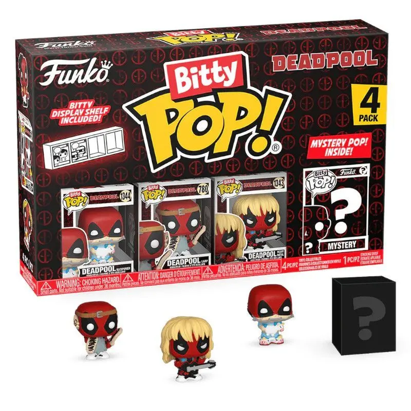 Bitty Pop! Marvel: Deadpool - Sleepover 4Pk 1