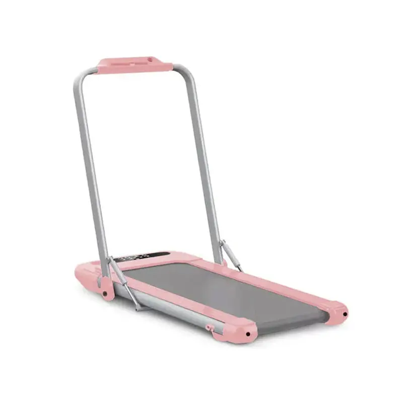 Black Bull Folding Walking Pad Speed 0.8-10 Km/H Small Compact Home Office With Remote Control & Led Display ,120 Kg Weight Capacity Umwp103 - Pink 1