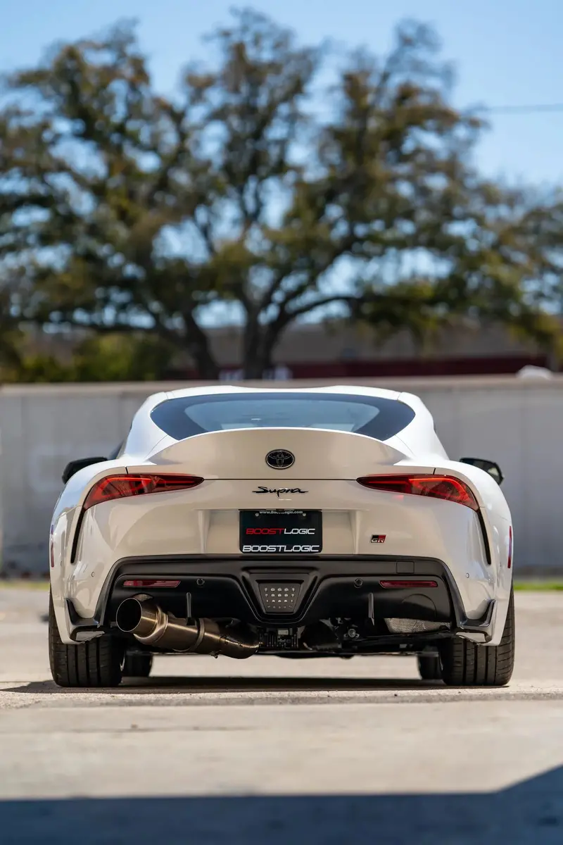 Boostlogic - 4.00" Single Teardrop Exhaust - Toyota A90 Supra 1