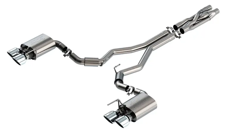Borla Mustang Mach 1 / Shelby Gt500 Cat-Back Exhaust - Atak 2018-2023 1