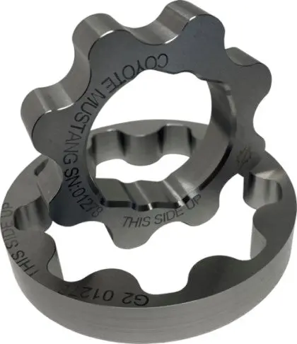 Boundary Mustang/F-150 5.0L Billet Oil Pump Gears - Martenwear Treated (2011-2026) 1