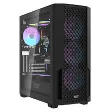 Case Aigo Darkflash Df2100 Atx Mid Tower Gaming- Black 1