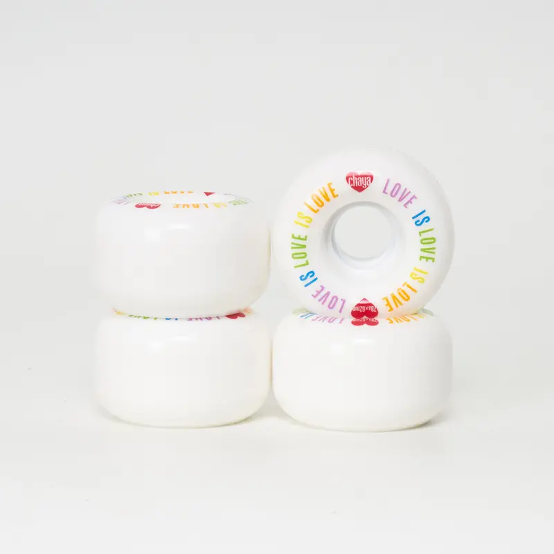 Chaya "Love Is Love" 62Mm/78A Wheels -  White 1