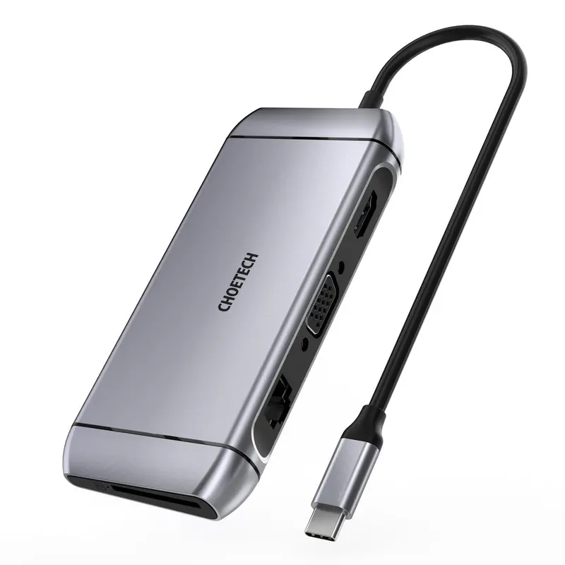 Choetech 9 In 1 Usb C Hub - Silver Hub-M15 1