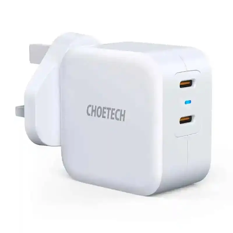 Choetech Pd 40W Dual Usb-C Charger Pd6009-Uk – White 1
