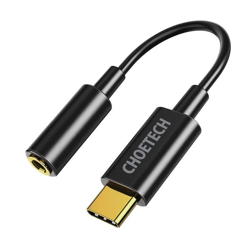 Choetech Usb-C To 3.5Mm Audio Jack Adaptor Aux003-Bk 1