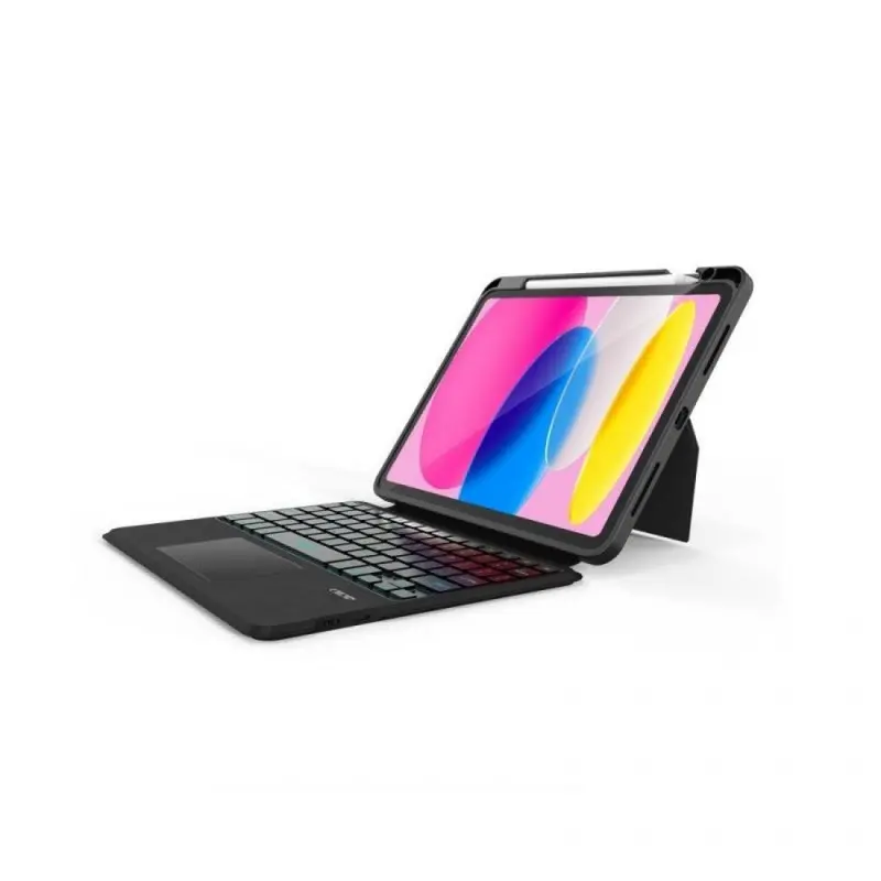 Choetech Wireless Keyboard Case With Touchpad For Ipad 10Th 10.9" - Black (Support Arabic) 1